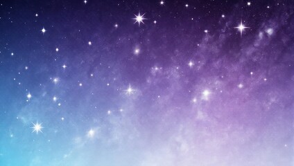 Celestial Symphony - A Starry Night Sky with Nebula Hues.