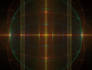 Naklejka premium Imaginatory fractal abstract background Image