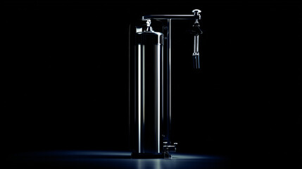 3d rendered illustration of a glass bottle