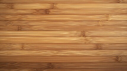 Fototapeta premium Natural bamboo grain texture background surface with horizontal wood fiber patterns golden brown tones minimalist composition eco-friendly sustainable material design