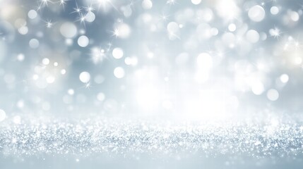 Fototapeta premium Cold icy frozen abstract background with delicate frost and soft sparkle.