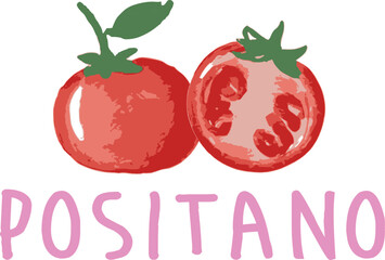 Tomato summer pomodoro euro cute fruity juicy European girl motifs cherry checker wine Trending  t-shirt design Slogan Logo Graphic Vector Tee shirt and apparel print in Mediterranean style Vector 