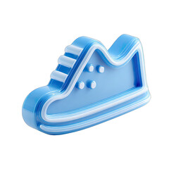 Light blue 3D shoe icon (1)