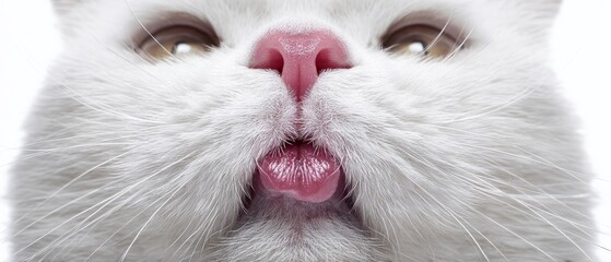 Charming Close-Up of a Scottish Fold Cat with Playful Expression