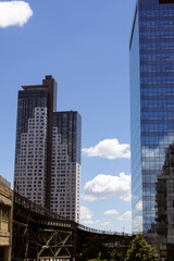 Modern Urban Architecture with Skyscrapers 