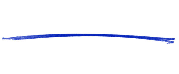 Obraz premium Unordentlich Strich zum Unterstreichen mit blauer Farbe