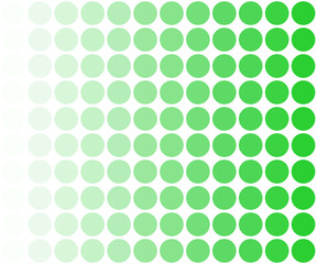 Gradient Hintergrund - Punkte hellgrün zu grün