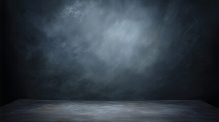 empty room with concrete wall