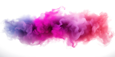 Transparent Colorful Abstract Smoke Wave PNG 

