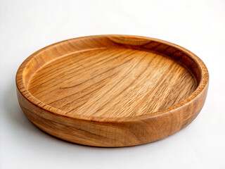 wooden bowl on a white background. wood, wooden, isolated, board, brown, kitchen, round, white, object, plate, cut, cutting board, empty, old, bowl, cutting, texture, circle, cooking, food, breadboard