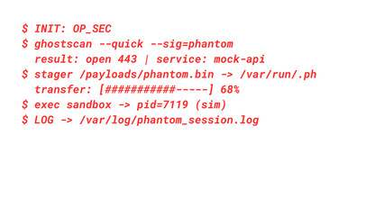 Mockup Hacker Terminal Screen with Cyber Attack Simulation terminal command. - Red Text no background
