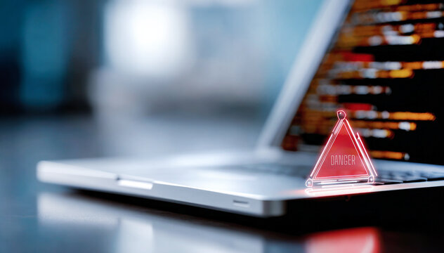 Cyber Security, protection from Cyber crime, padlock on laptop computer, Ransomware, Malware, Trojan, Encrypt and Hacking. Data security concept - Powered by Adobe