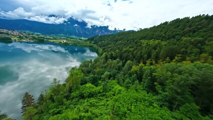 lake in the mountains