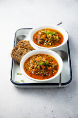 Homemade sweet potato soup