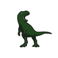 T-Rex Hand Draw Illustration in modern Style Full Color