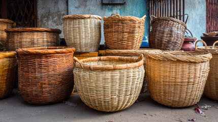 handmade wicker basket