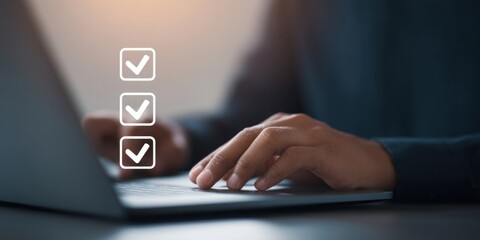 Quality assurance document outlining inspection standards, testing results, and certification report with plan, feedback, measurement