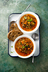 Homemade sweet potato soup