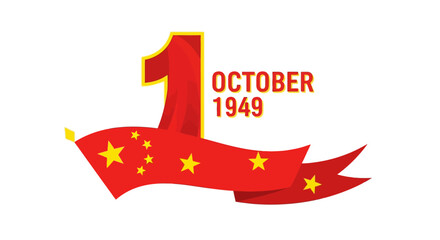 China National Day Celebration: October 1 1949 Anniversary.