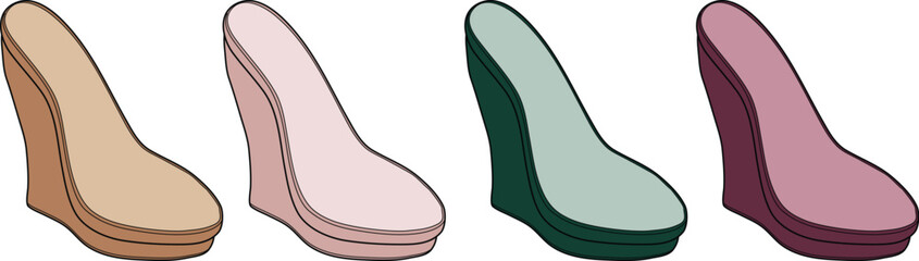 Colorful Heels Collection Stylish Fashion Footwear for Women