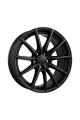 Obraz premium Sleek Black Alloy Wheel A Render of a Modern Car Rim High quality Realistic image.