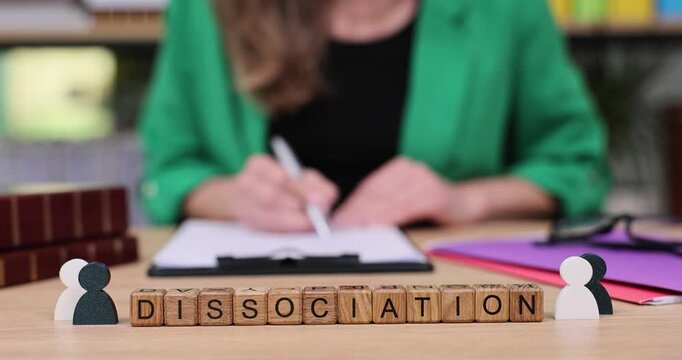 Exploring the concept of dissociation through writing and creativity in a cozy study space