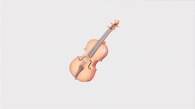 cello violin 360 animation