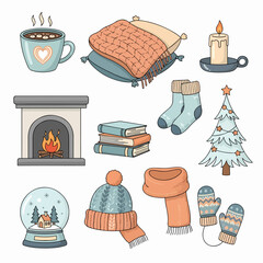 set of kitchen objects