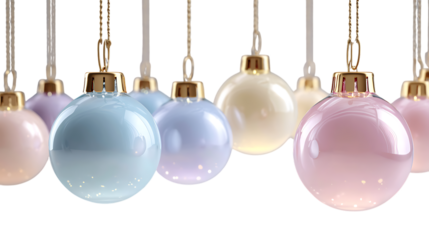 set of christmas balls