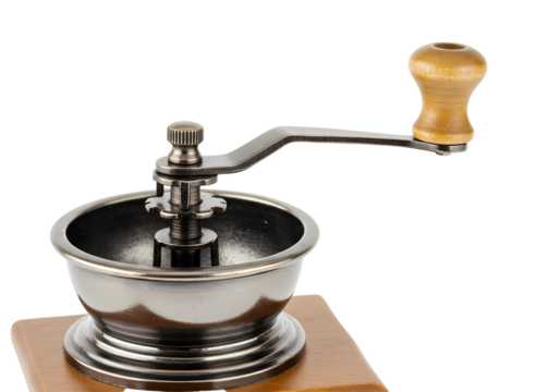 Craft aromatic coffee with a manual burr grinder