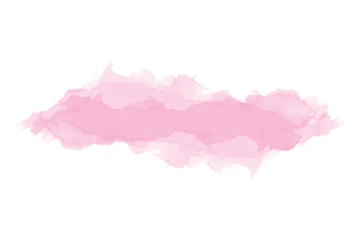 Abstract pink watercolor brush element design