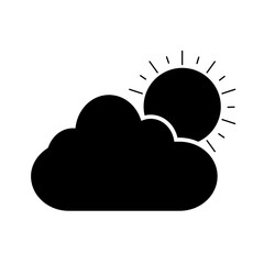 Cloud and rain weather flat icon logo illustration vector isoalated, suitable for web design , logo , app and more