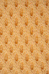 Breathable yellow design showcases the innovation of airflow and comfort in engineered fabric, celebrates structure and softness built for performance and endurance.