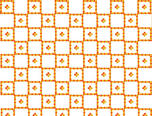 Indian flower garland and marigold flowers, Decorations for marriage and festivals, Indian traditional, marigold flower decoration.