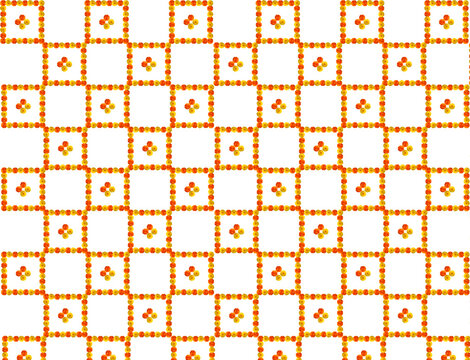 Indian flower garland and marigold flowers, Decorations for marriage and festivals, Indian traditional, marigold flower decoration.