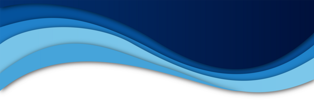 Abstract Blue Wave Layers Background