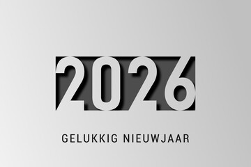 2026 - gelukkig nieuwjaar 2026