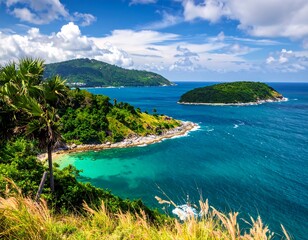 Tropical paradise vista