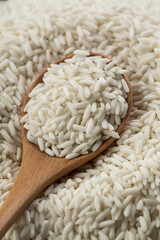 Glutinous Rice Traditional Grain Ingredient Close Up