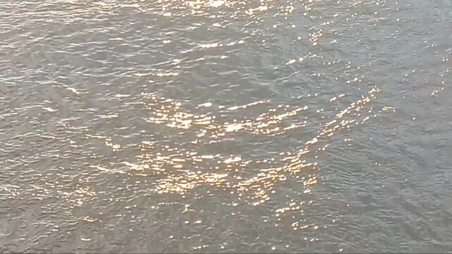 Sunshine on Water Surface View