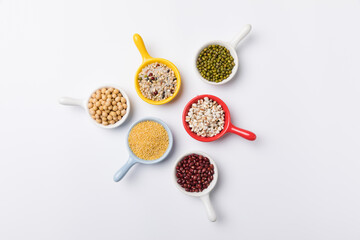 Healthy Wellness Grain Ingredients Clean Display