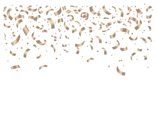 Elegant gold confetti explosion background for special occasions