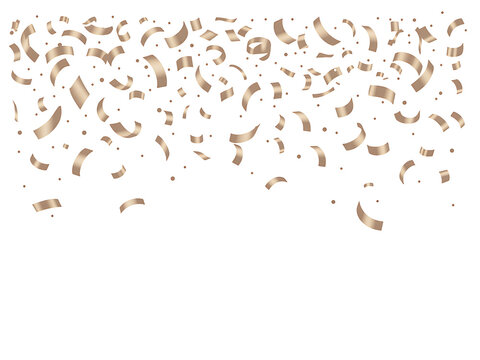 Elegant gold confetti explosion background for special occasions