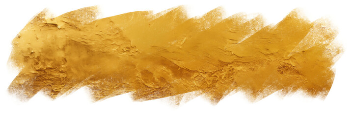 Abstract Gold Paint Brush Texture with Luxury Shine