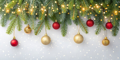 Christmas or New Year 3D Gold Bauble Balls on Wooden Background — Festive Flat Lay Render Illustration