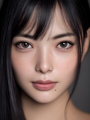 美しい女性のポートレート