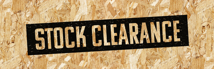Stock clearance