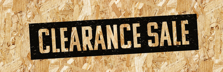 Clearance sale