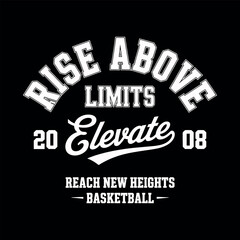 Motivational typography vector t-shirt design print