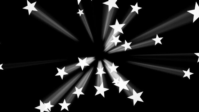 Glowing twinkle sparkle stars animation, glitter burst sparkle effect overlay, twinkling glitter stars motion graphics on black screen background, glow twinkle movement timeline. 4k animation